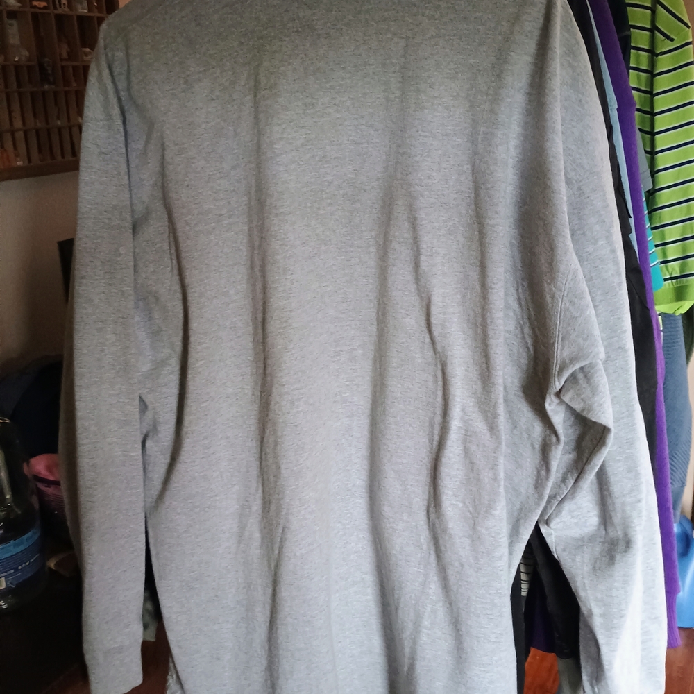 Carhartt Denim Overalls and Gray Long Sleeve T-Shirt Set - Picture 7 of 12